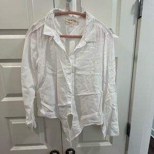 Cloth & Stone Crisp White Blouse